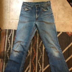 Orange Tag Vintage High Waisted Flare Levis